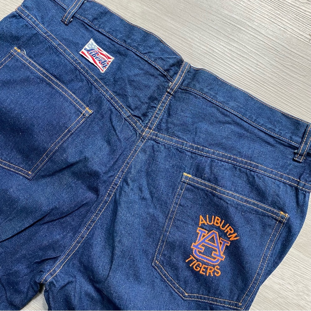 NWT Vintage 70s Liberty University of Auburn Tigers Western Flare Jeans 40 XL